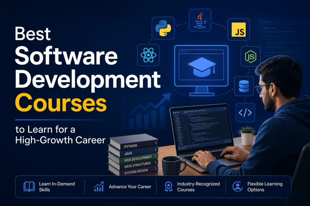 Best Software Development Courses to Learn for a High-Growth Career