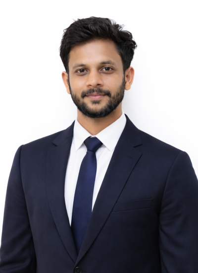 Professional portrait in business attire